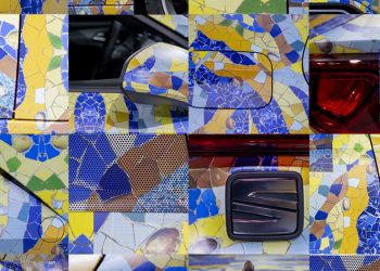 SEAT Leon ukryty pod barcelońską mozaiką